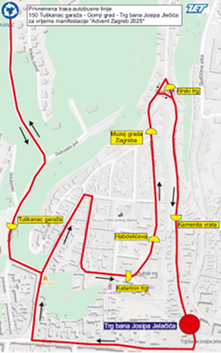 Linija 150 vozi izmijenjenom trasom