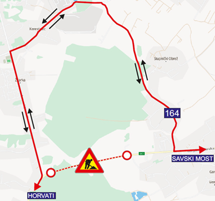 Linija 164 mijenja trasu zbog radova