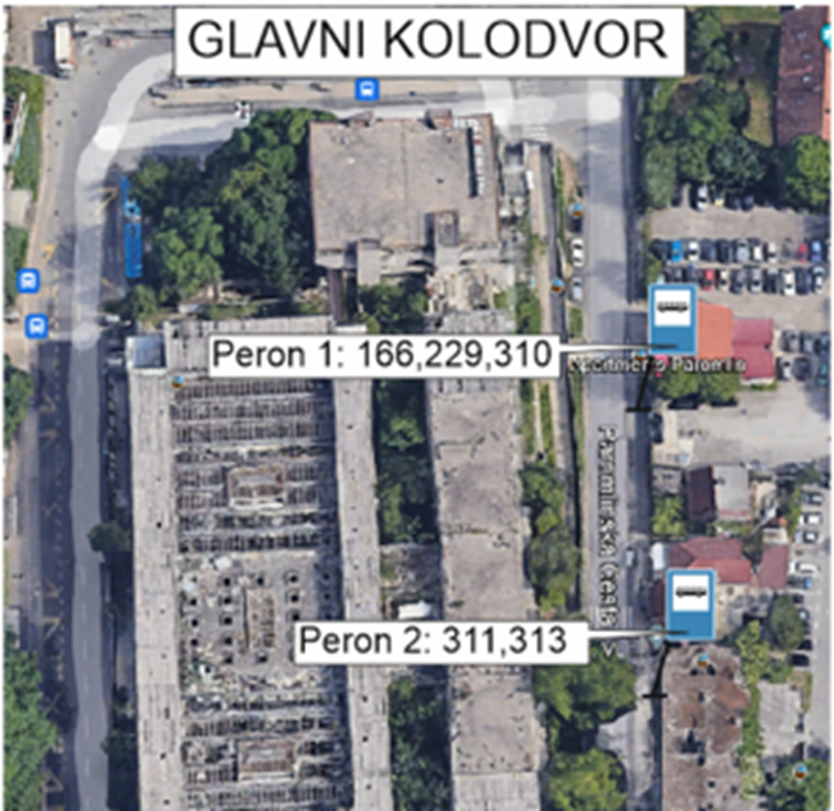 Izmještanje perona na Glavnom kolodvoru