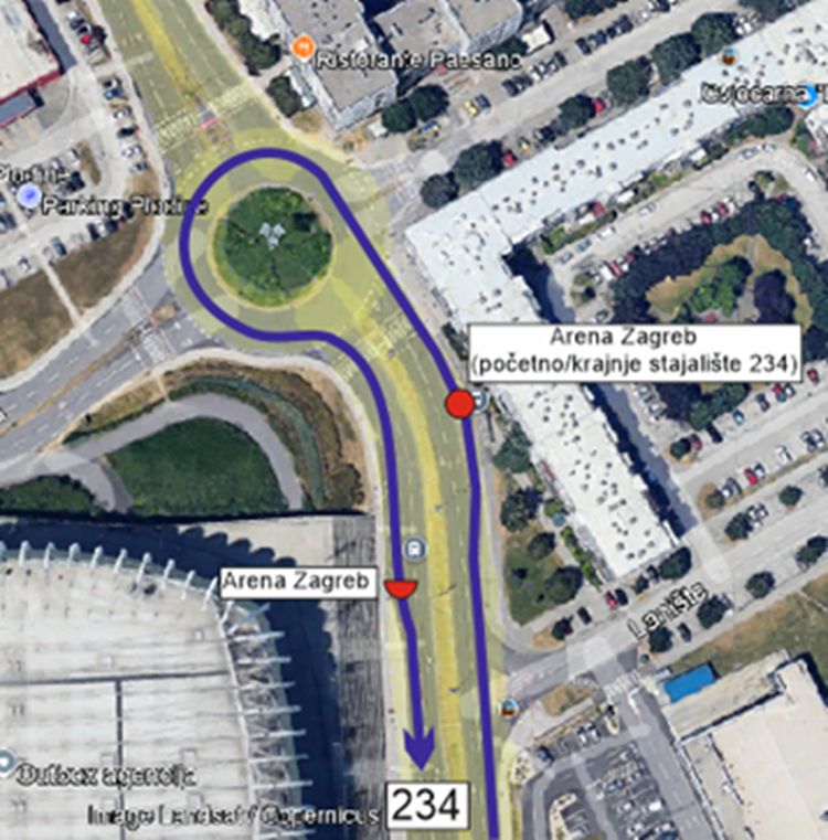 Linija 234 u subotu prometuje skraćeno