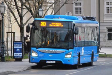 Linija 203 prometuje redovnom trasom
