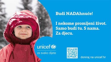 Budi NADAhnuće! Podrži UNICEF-ovu kampanju za djecu koja nas najviše trebaju