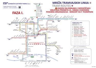 Koncert na Hipodromu - organizacija javnog gradskog prijevoza
